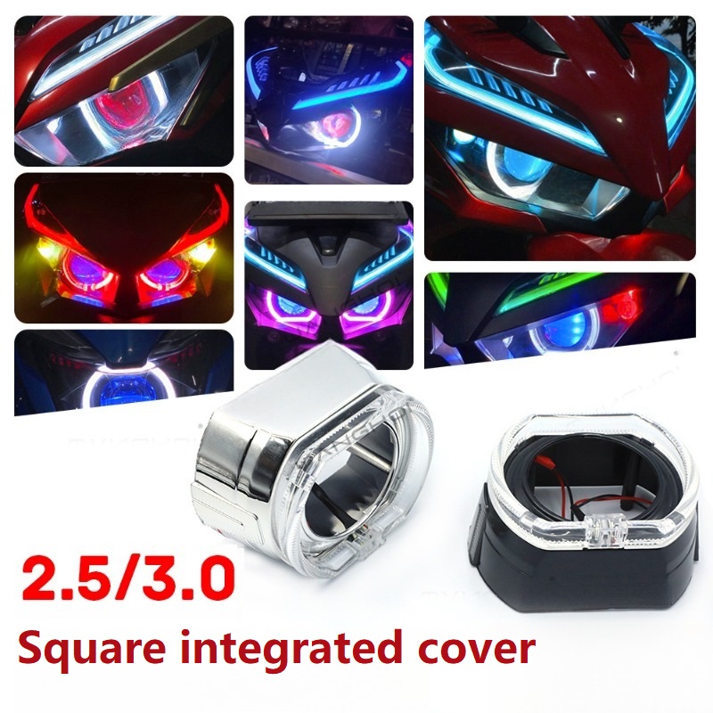 Headlight Aiming Tool - 2PCS Projector Cover Headlight 3.0/2.5inch Lens