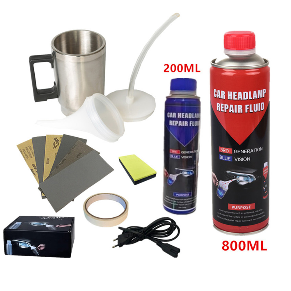 Headlight Aiming Tool - Car Headlight Restoration Repair Liquid Kit