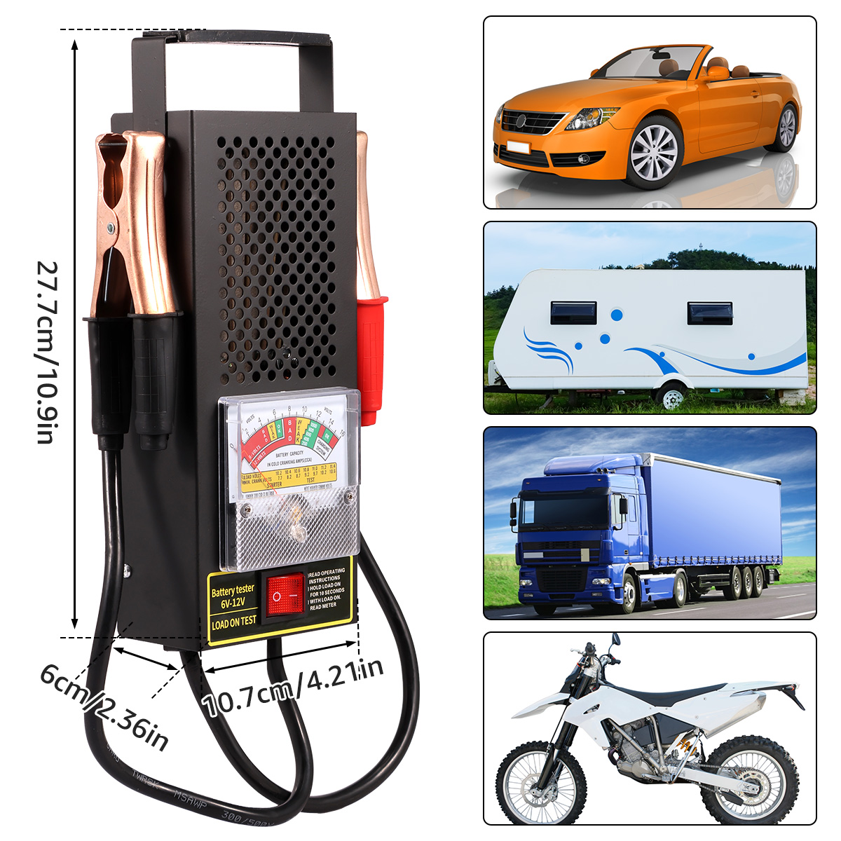 Car Battery Load Tester 6V-12V - Battery Load Tester のレビューと価格