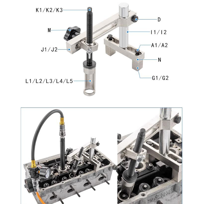 Cylinder Head Service Set Tool - Valve Spring Compressor のレビューと価格