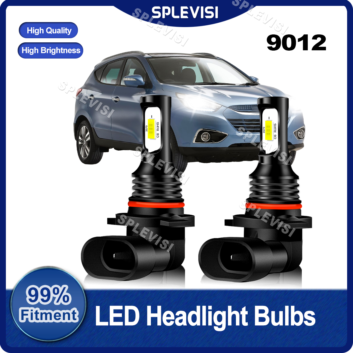 2PCS Car Fitment LED Headlight - Headlight Aiming Tool のレビューと価格