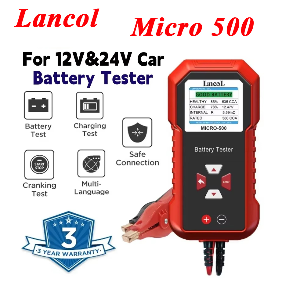 Lancol Micro 500 12V 24V Car B - Battery Load Tester のレビューと価格