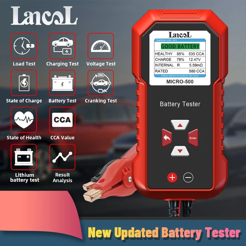 Lancol Micro 500 12V 24V Car B - Battery Load Tester のレビューと価格