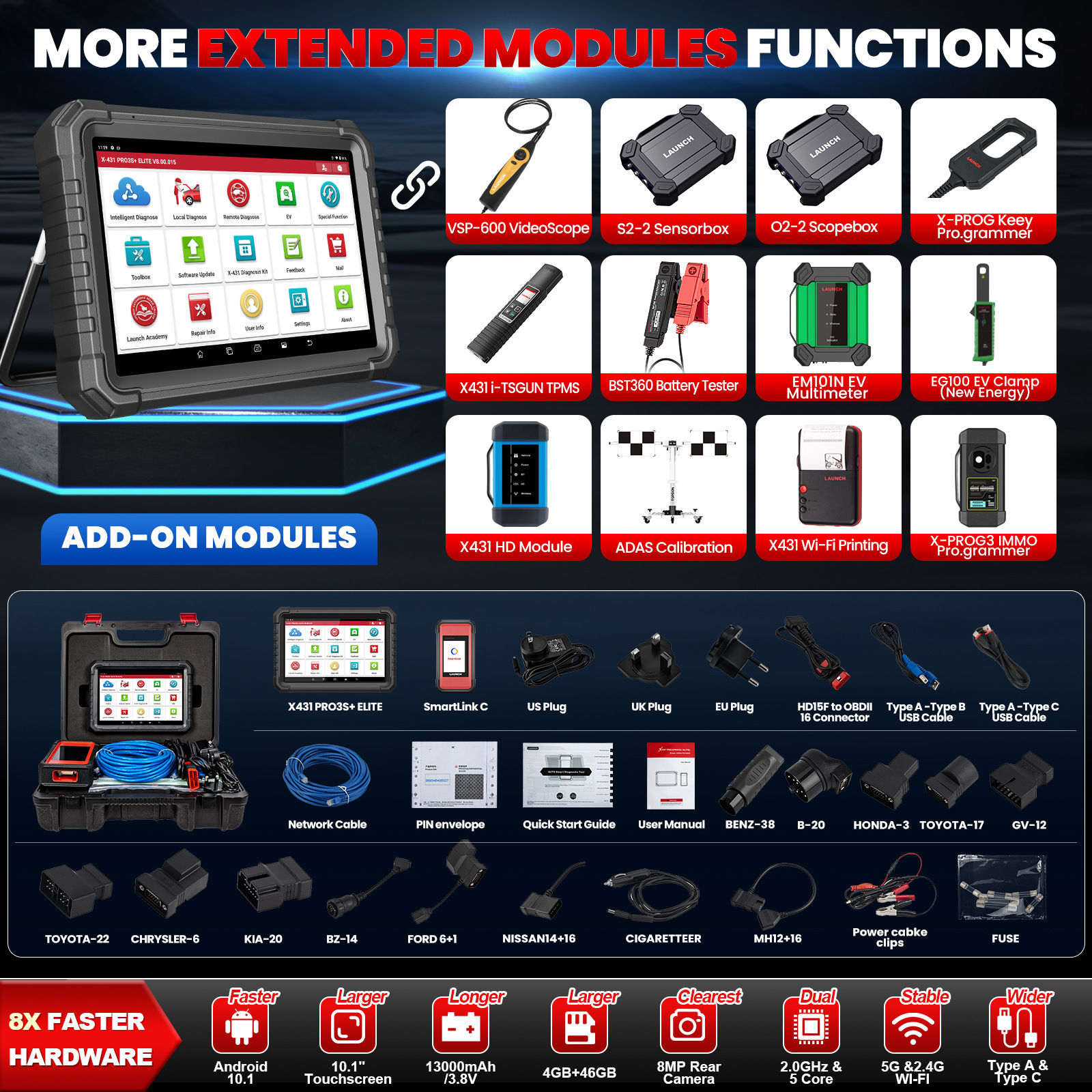 Professional  X431 PRO3 V+ ELI - Car Diagnostic Tool のレビューと価格