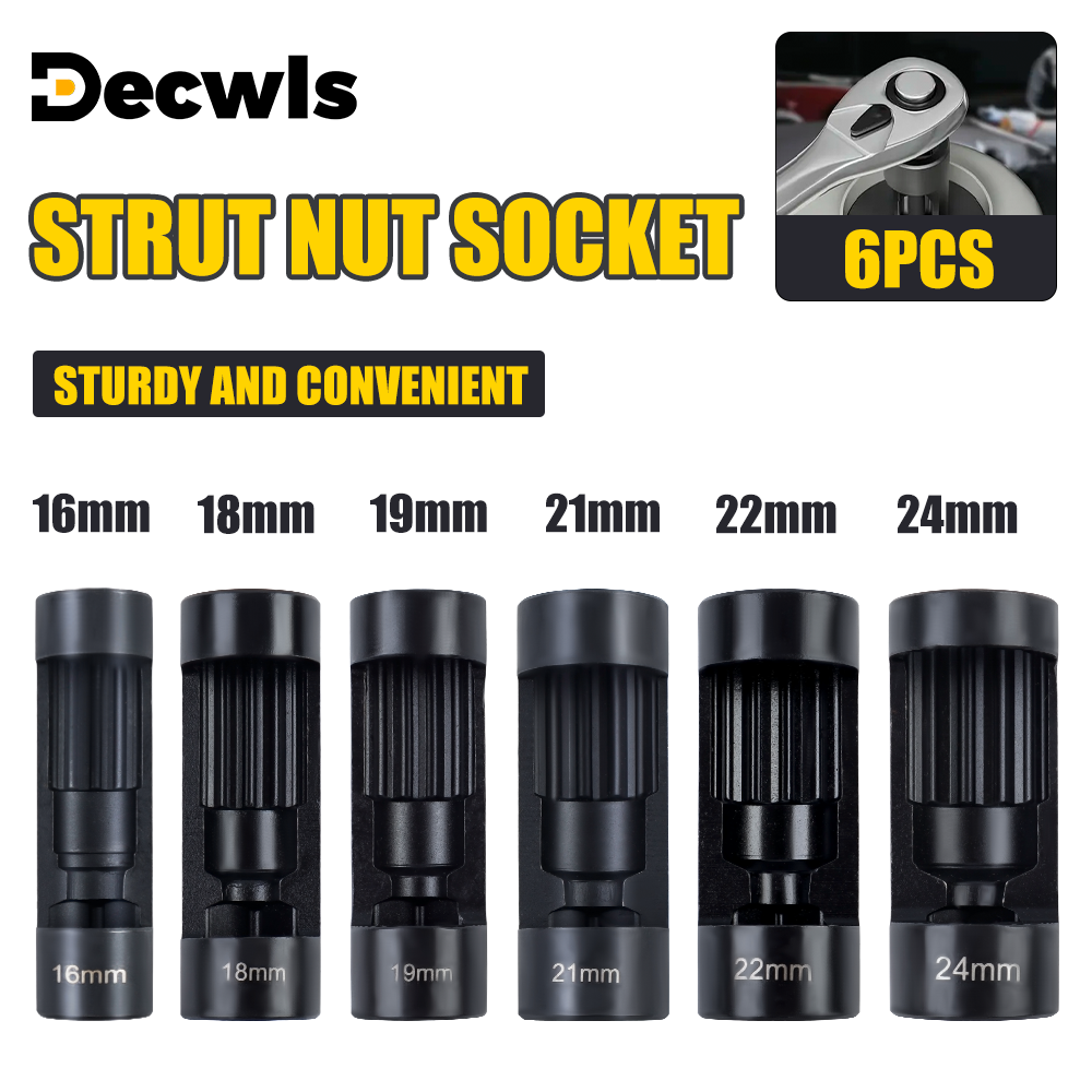 6PCS Suspension Stud Nut Socke - Valve Spring Compressor のレビューと価格