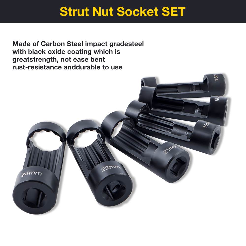 6PCS Suspension Stud Nut Socke - Valve Spring Compressor のレビューと価格
