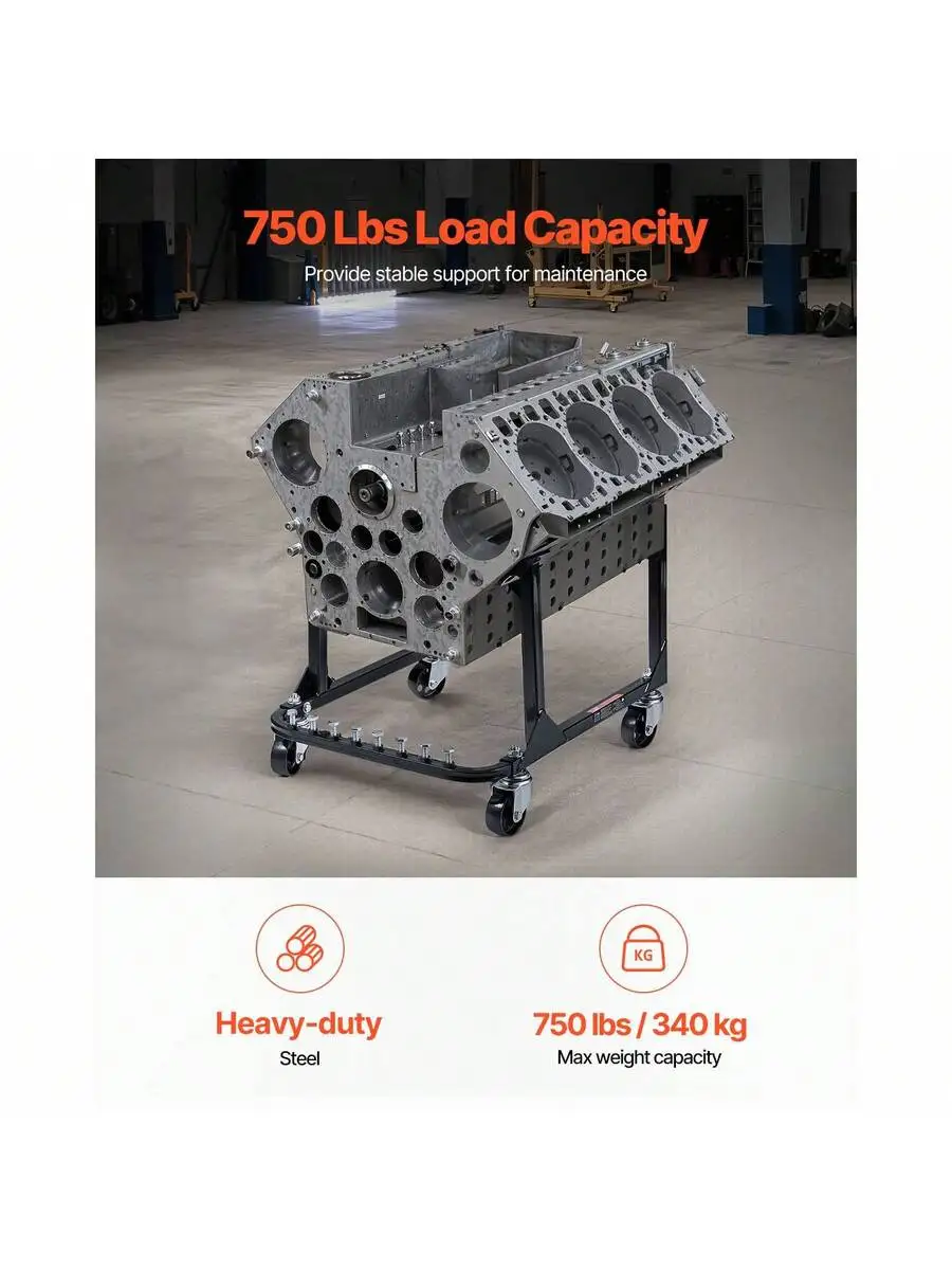 Engine Stand, 750 LBS Load Cap - Engine Stand Heavy Duty のレビューと価格