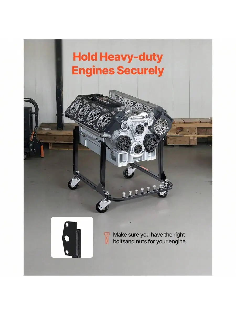 Engine Stand, 750 LBS Load Cap - Engine Stand Heavy Duty のレビューと価格