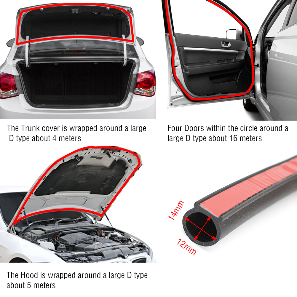 4m DType Rubber Car Body Seal  - Auto Body Filler のレビューと価格