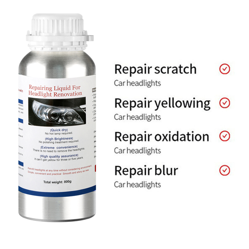 800ML Car Headlight Repair Flu - Headlight Aiming Tool のレビューと価格