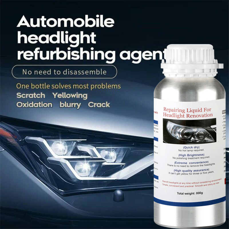 800ML Car Headlight Repair Flu - Headlight Aiming Tool のレビューと価格