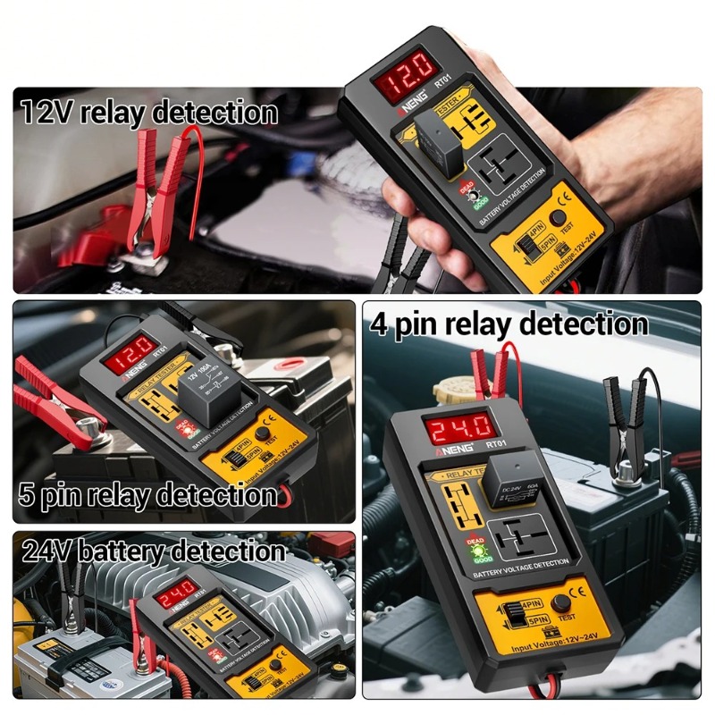 12V 24V Automotive Relay Teste - Battery Load Tester のレビューと価格