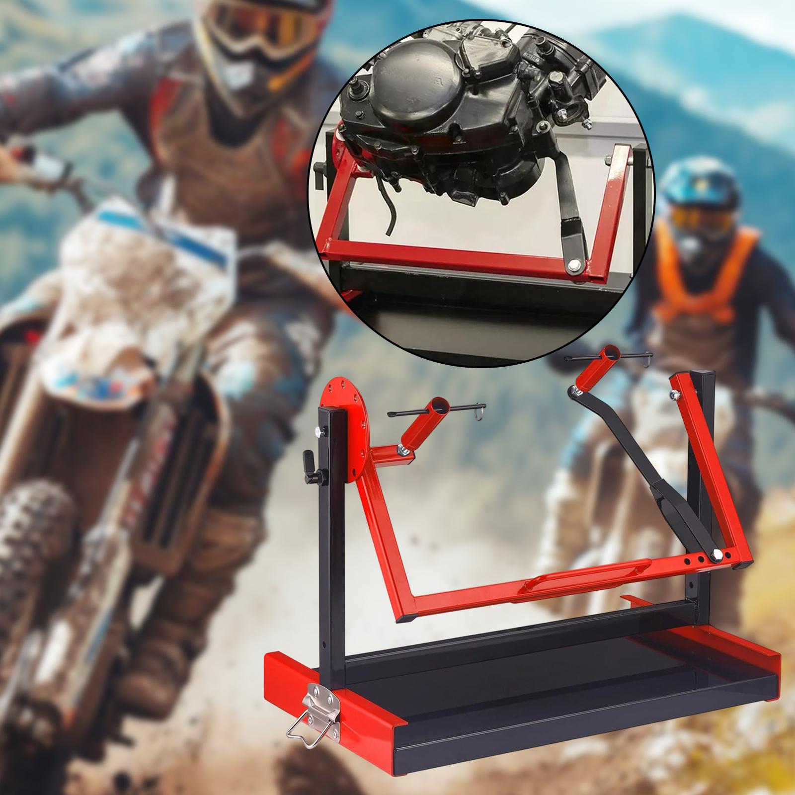 Motorcycle Engine Stand Red Bl - Engine Stand Heavy Duty のレビューと価格