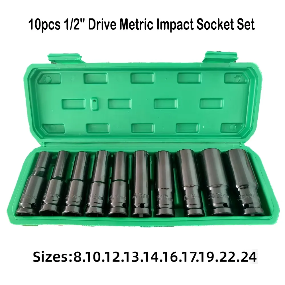 10PCS Metric Impact Socket Wre - Pneumatic Impact Wrench のレビューと価格
