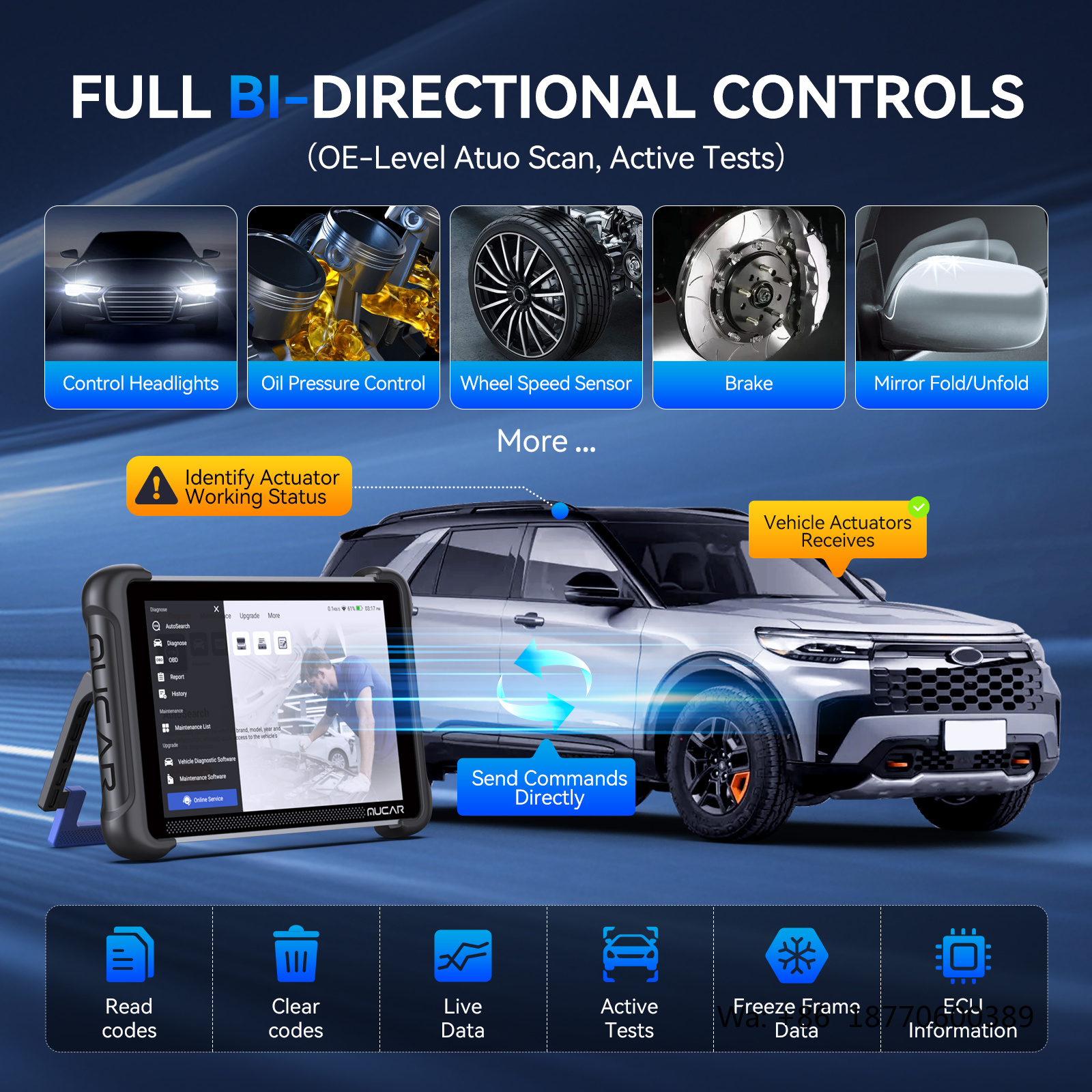 MUCAR 892BT AI Intelligent Dia - Car Diagnostic Tool のレビューと価格