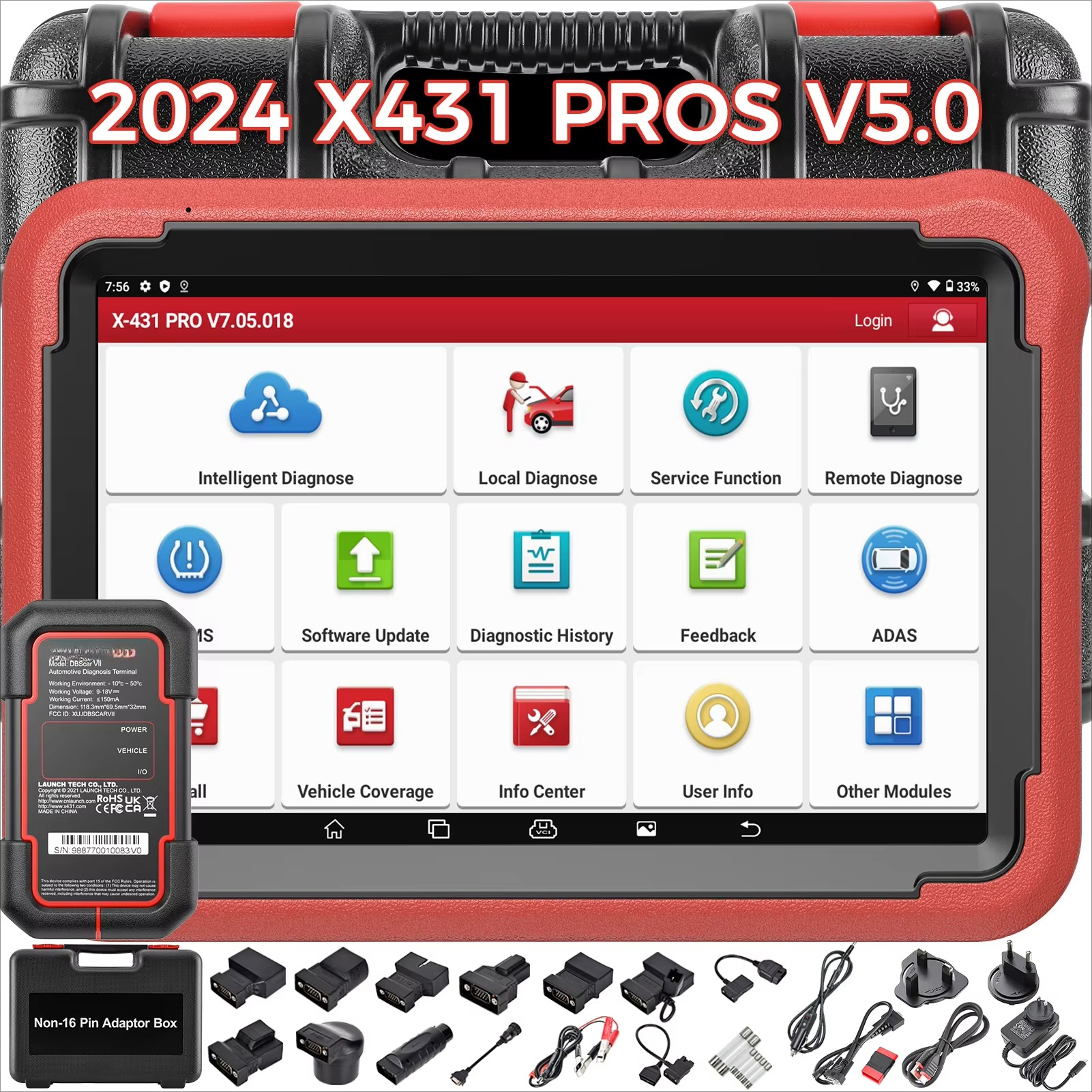 Original  X431 Pros v 5.0 V1.0 - Car Diagnostic Tool のレビューと価格