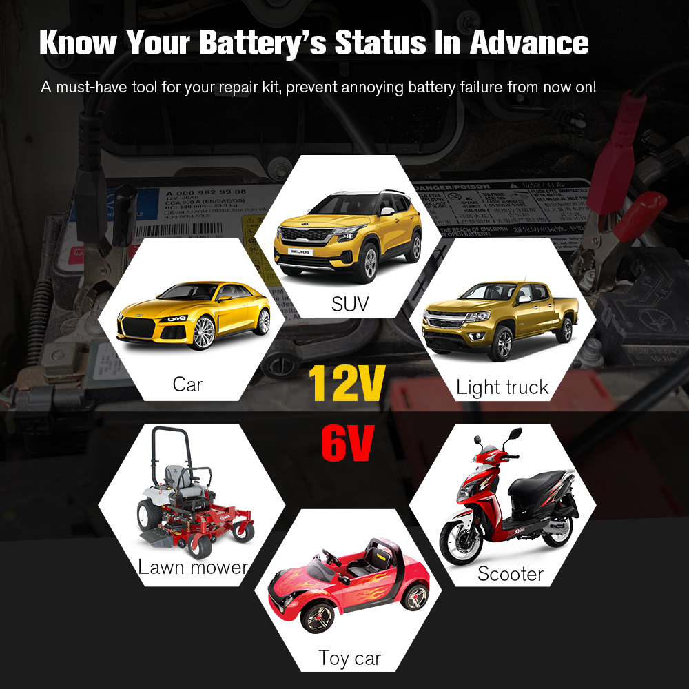 KONNWEI KW650 Car Battery Test - Battery Load Tester のレビューと価格