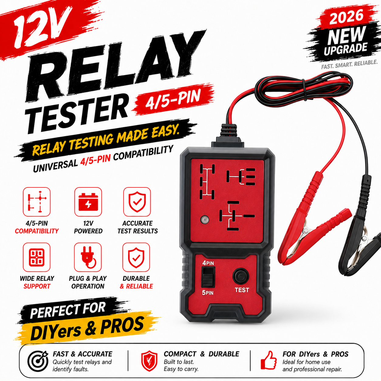 Led Indicator Light Car Batter - Battery Load Tester のレビューと価格