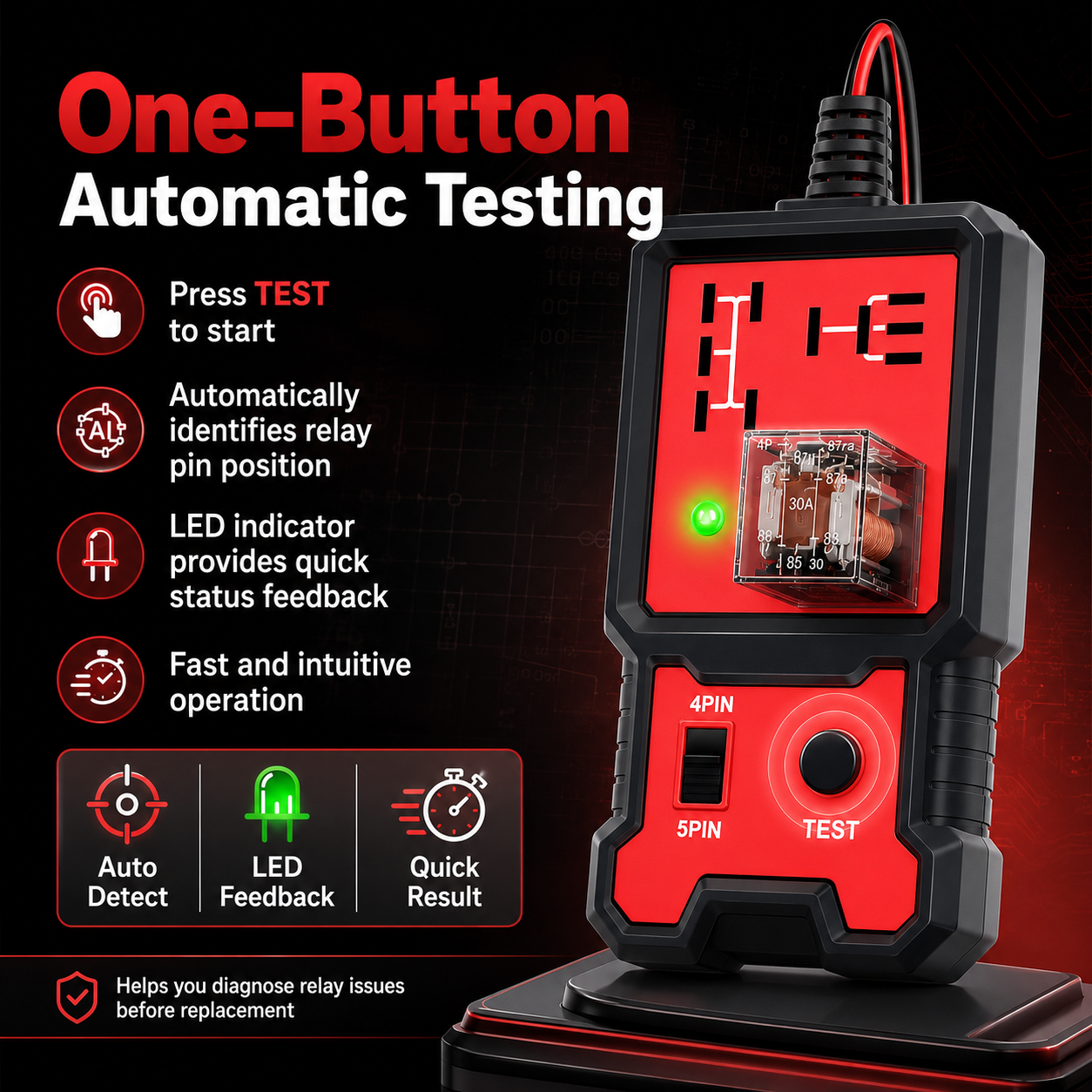 Led Indicator Light Car Batter - Battery Load Tester のレビューと価格